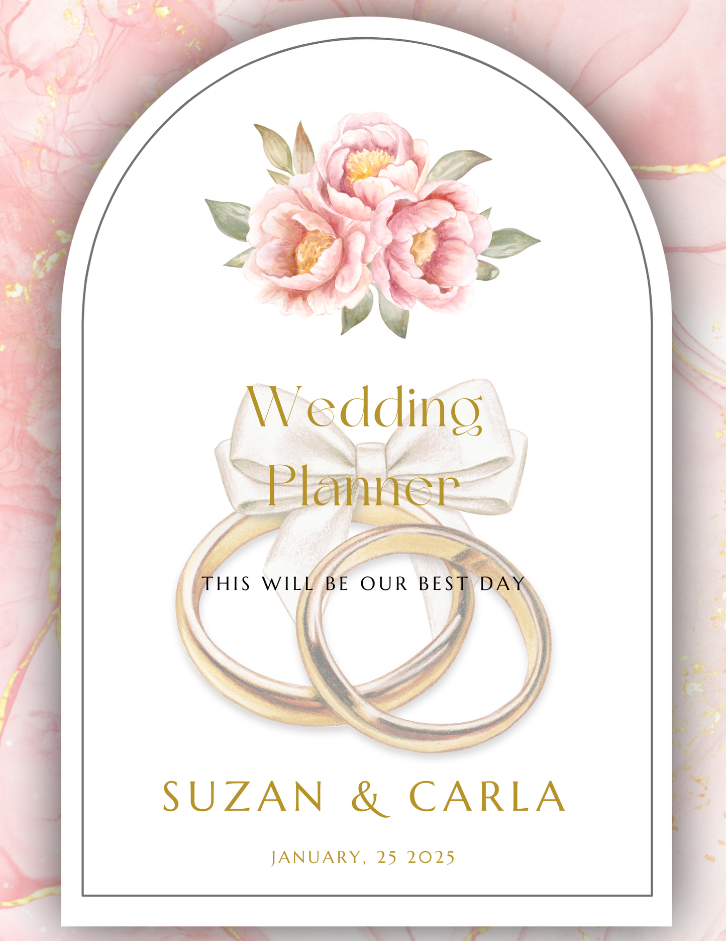 65 Pages Wedding Planner Kit