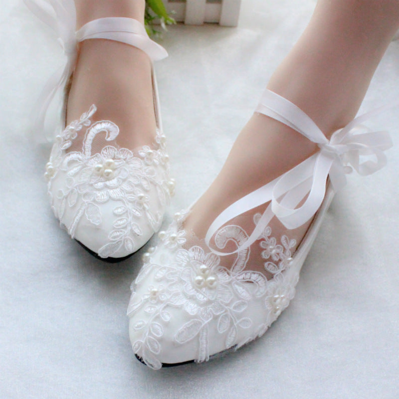 Ethereal Lace Flats