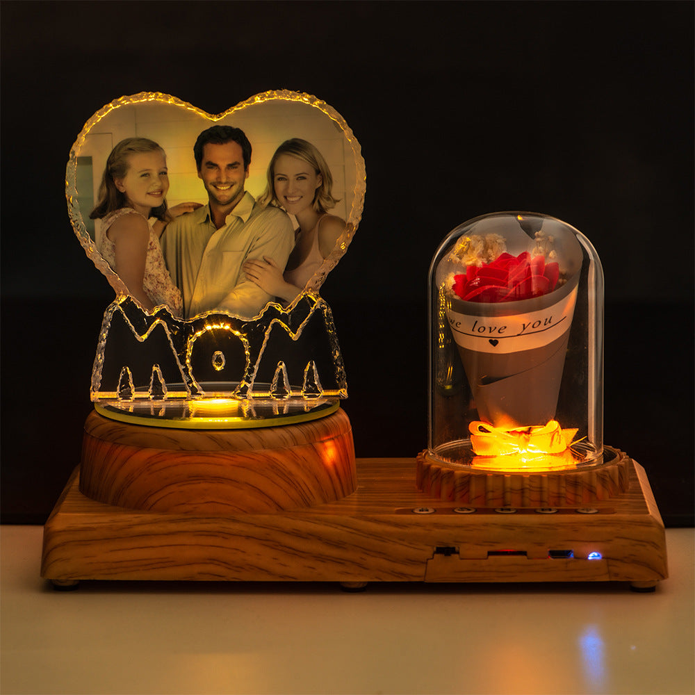 Personalized Bluetooth Photo Night Light Gift Set