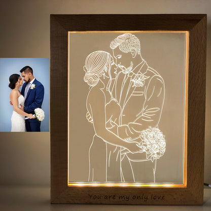 Customized Photo Frame Night Light