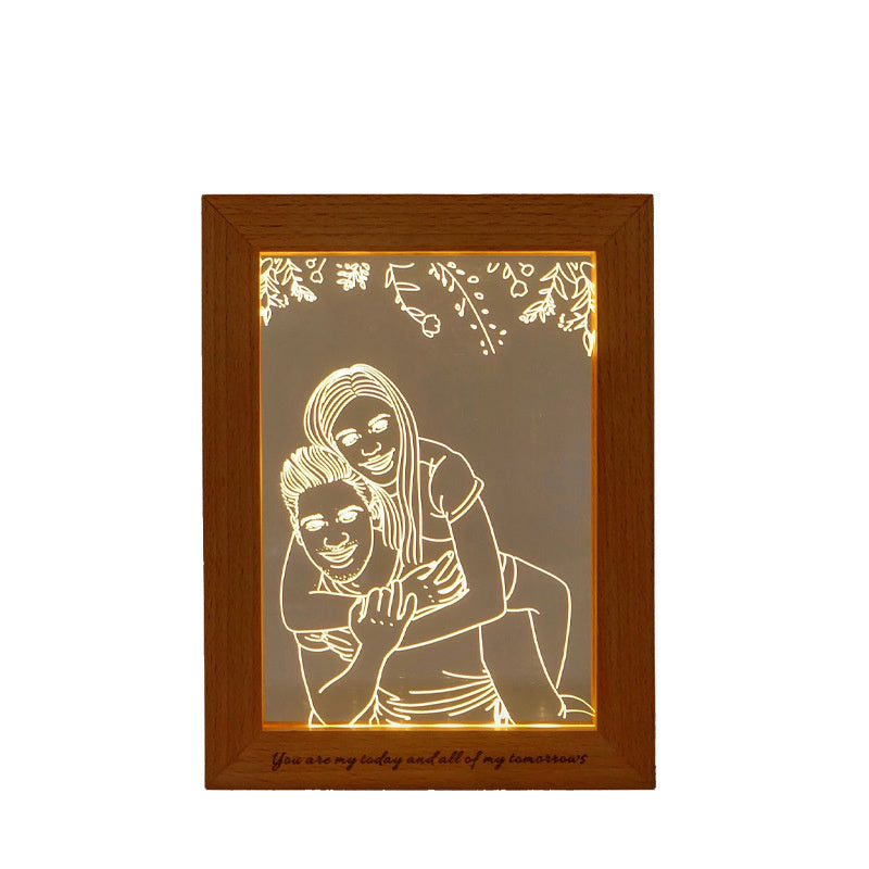 Customized Photo Frame Night Light