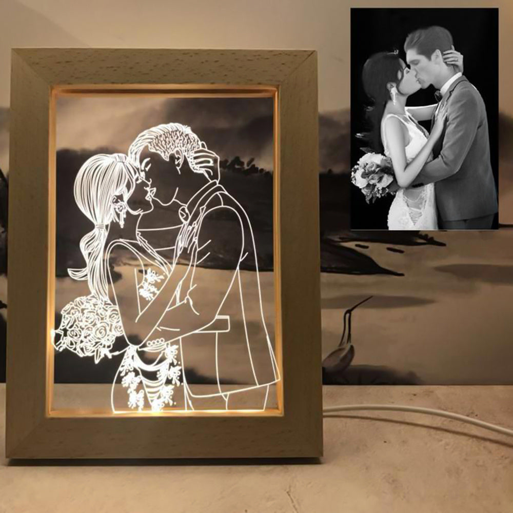 Customized Photo Frame Night Light