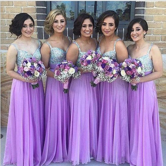 Purple Bridesmaid Dress