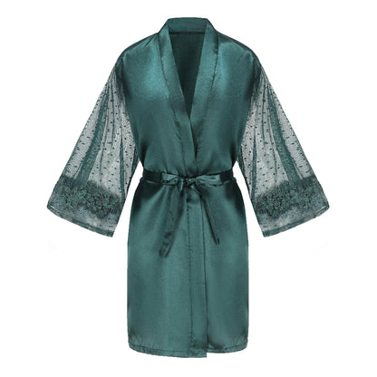 Green Bridesmaid Robe