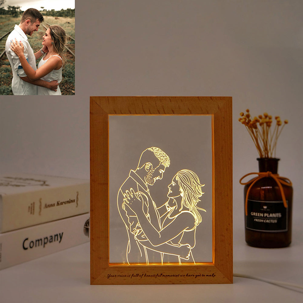 Customized Photo Frame Night Light